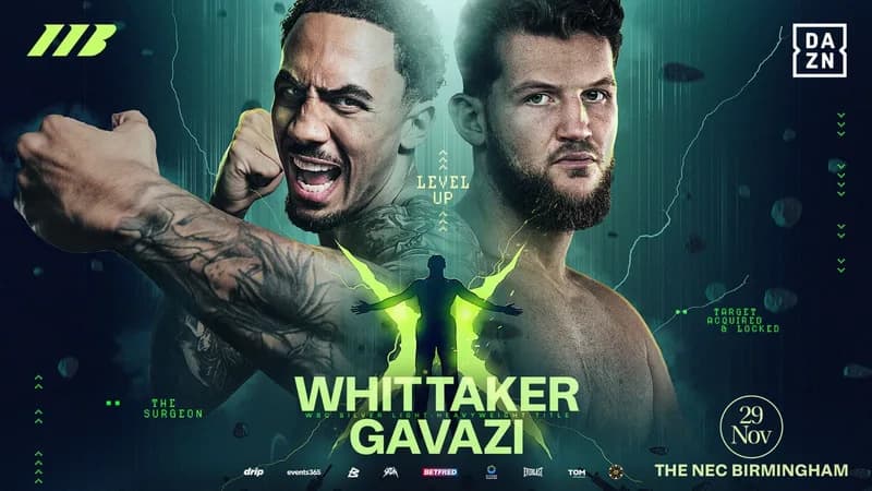 Ben Whittaker vs Gavazi: Match il 29 Novembre a Birmingham
