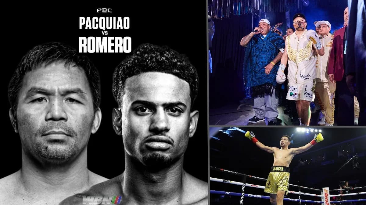 Pacquiao vs Romero: la leggenda sfida l'età a 47 anni per entrare nella storia
