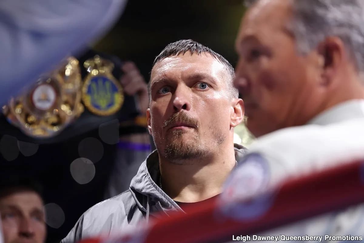 Usyk Ritiro: Ex Promoter Boccia Match con Wardley