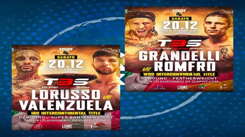 Torino Boxing Show: Grandelli, Lorusso e Priolo sul ring
