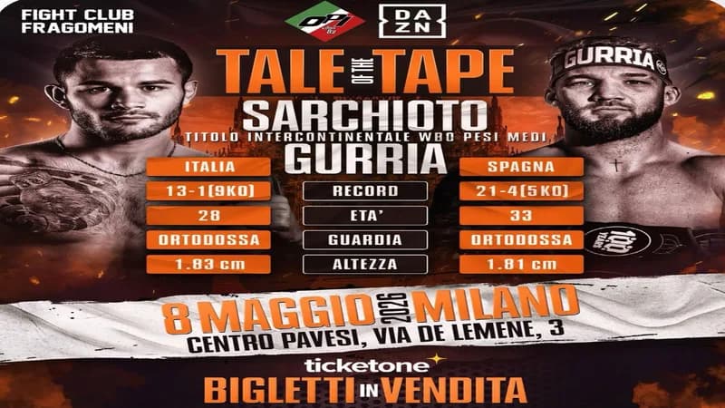 OPI Since 82 al Centro Pavesi: grande boxe a Milano l’8 maggio