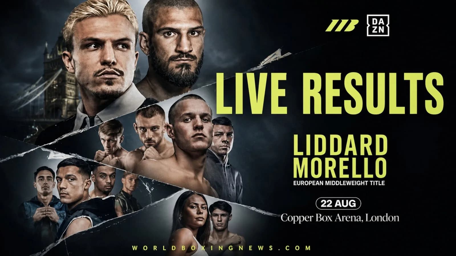 George Liddard vs Dario Morello Live Results and Updates