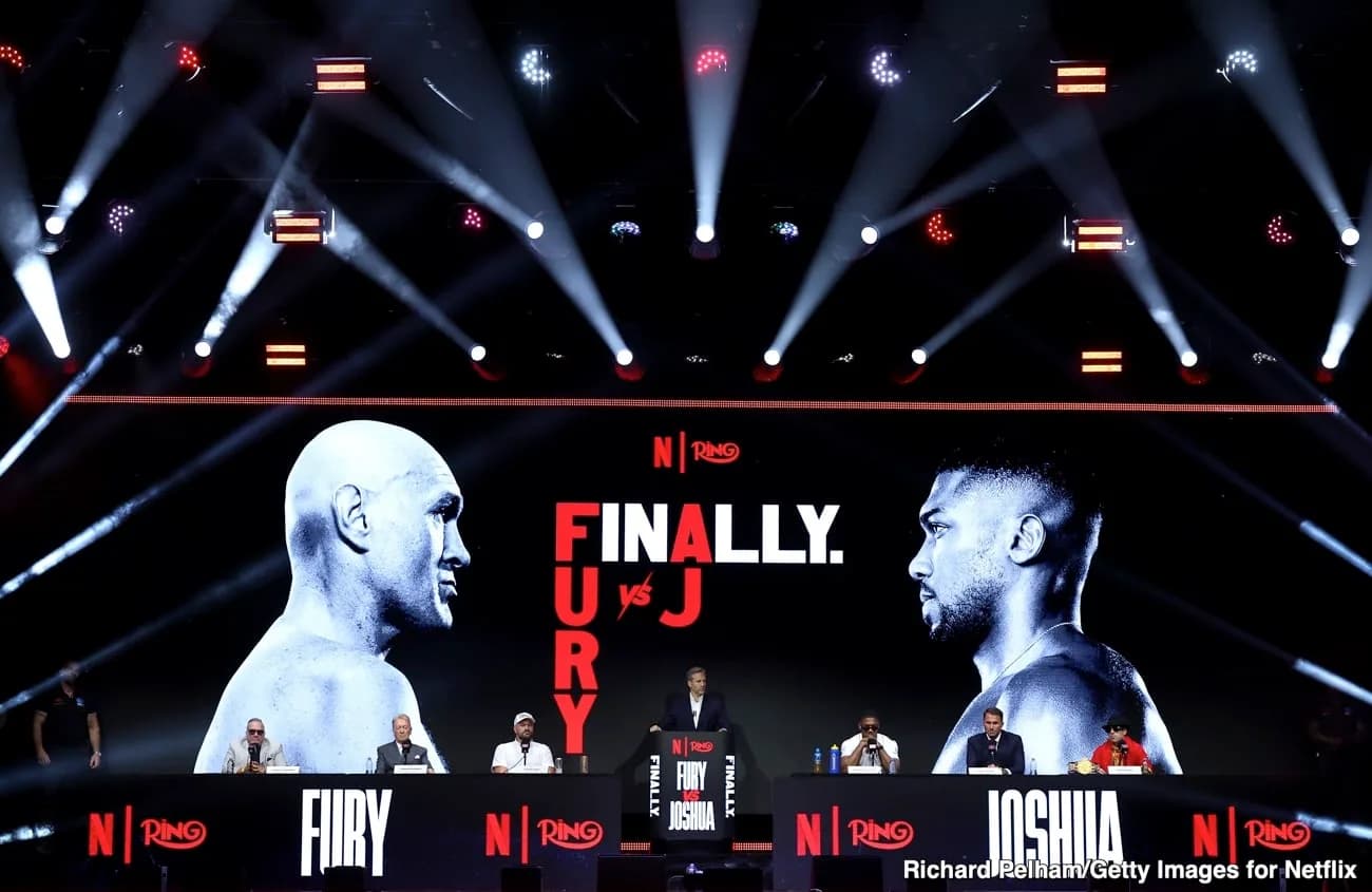Anthony Joshua Sacrifices Millions For Tyson Fury Fight