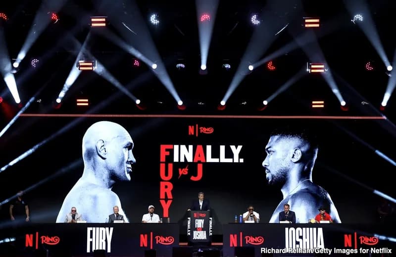 Anthony Joshua Sacrifices Millions For Tyson Fury Fight