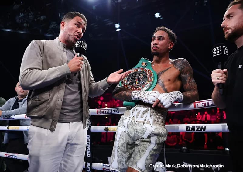 Eddie Hearn Rethinks Ben Whittakers Route To Bivol