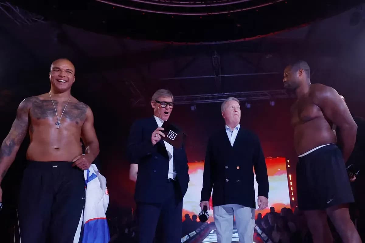 Fabio Wardley feels weightless and free ahead of Daniel Dubois rematch