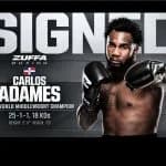 Campeón mundial WBC Carlos Adames firma con Zuffa Boxing