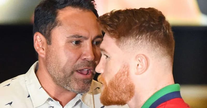Oscar De La Hoya urges Canelo to cancel comeback against Christian Mbilli