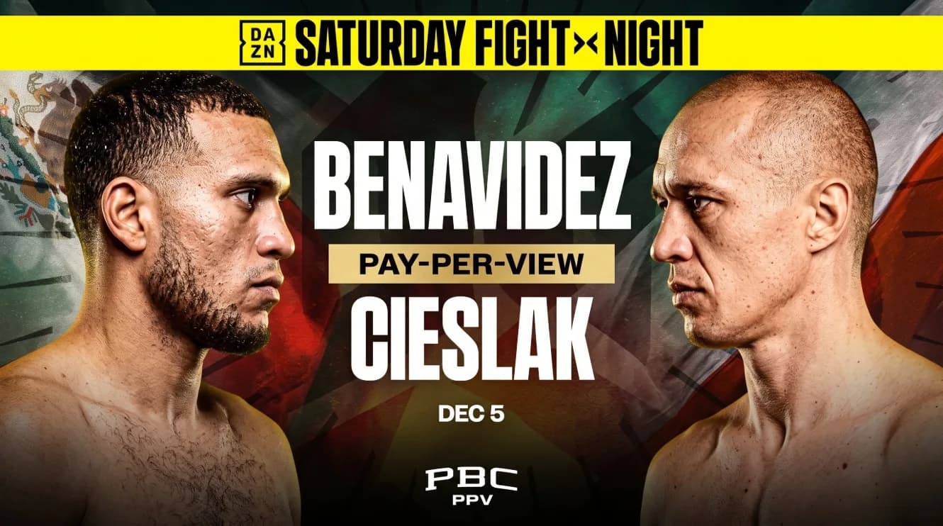 David Benavidez Returns To PPV Against Michal Cieslak