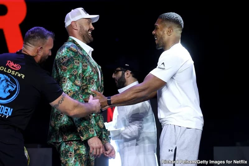 Tyson Fury Risks Retirement While Mocking Anthony Joshua