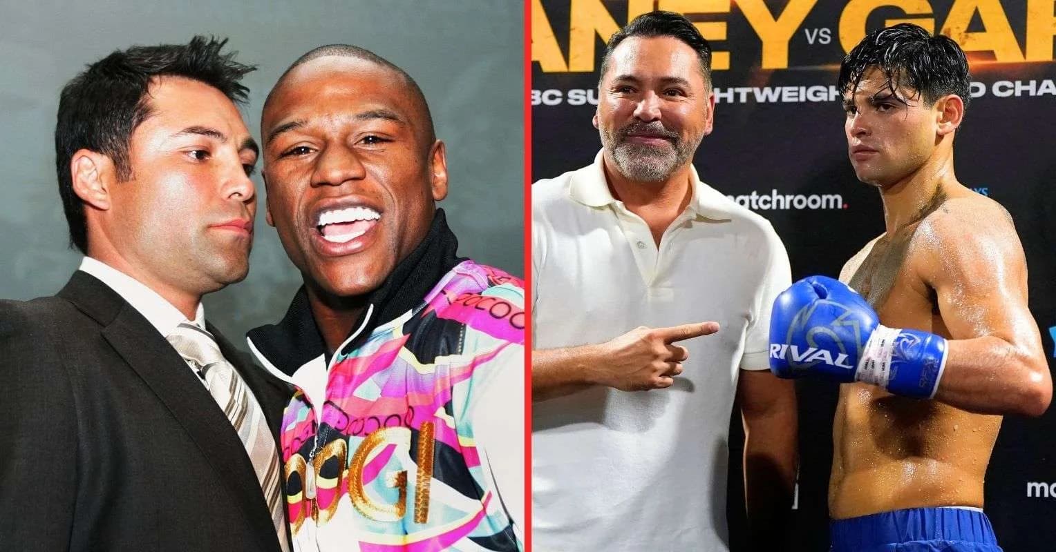 Oscar De La Hoya sums up Floyd Mayweathers chances of beating Ryan Garcia in comeback at 49