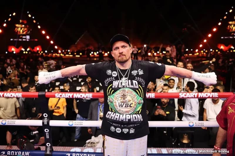 Oleksandr Usyk Calls Benavidezs Bluff With Cruiserweight Move